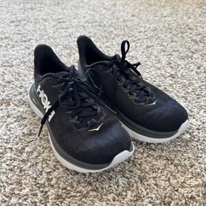 Hoka Mach Black and Gray Women's Sneakers